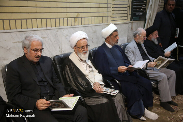 مراسم ختم پدر شهید سپهبد سید عبدالرحیم موسوی