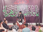 تصویری خبر | ہندوستان کے معروف عالم دین، مولانا یعسوب عباس نے زید پور میں مجلس حضرت سے خطاب کیا