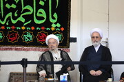 Foto Xəbər / Ayətullah Məkarim Şirazinin iştirakı ilə Fatimi Günləri Matəm Mərasimi keçirilir