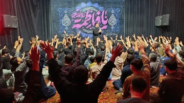 مراسم عزاداری سالروز شهادت حضرت فاطمه زهرا(س) در مزارشریف افغانستان