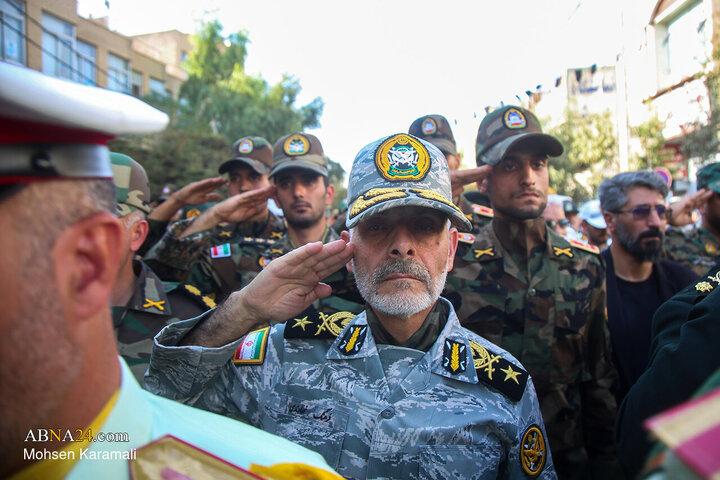 Photos: Funeral Procession for Father of Martyr Lieutenant General Mousavi held in Qom