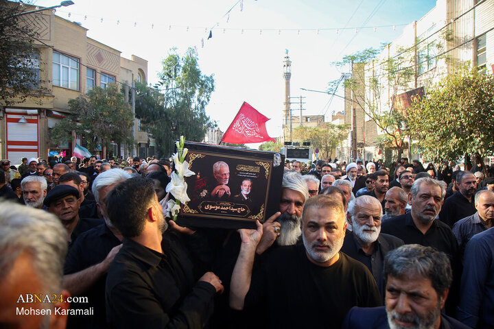 Photos: Funeral Procession for Father of Martyr Lieutenant General Mousavi held in Qom