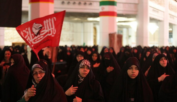 Photos: Mourning ceremony on first night of Fatimiyya days held at Hazrat Masoumeh holy shrine