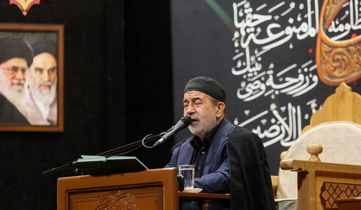 Photos: Mourning ceremony on first night of Fatimiyya days held at Hazrat Masoumeh holy shrine