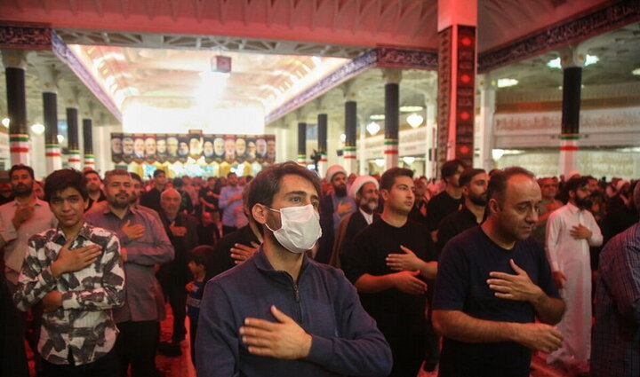 Photos: Mourning ceremony on first night of Fatimiyya days held at Hazrat Masoumeh holy shrine