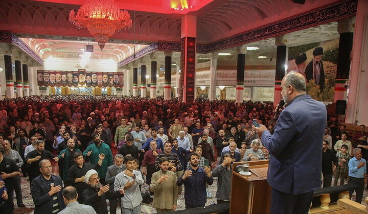 Photos: Mourning ceremony on first night of Fatimiyya days held at Hazrat Masoumeh holy shrine