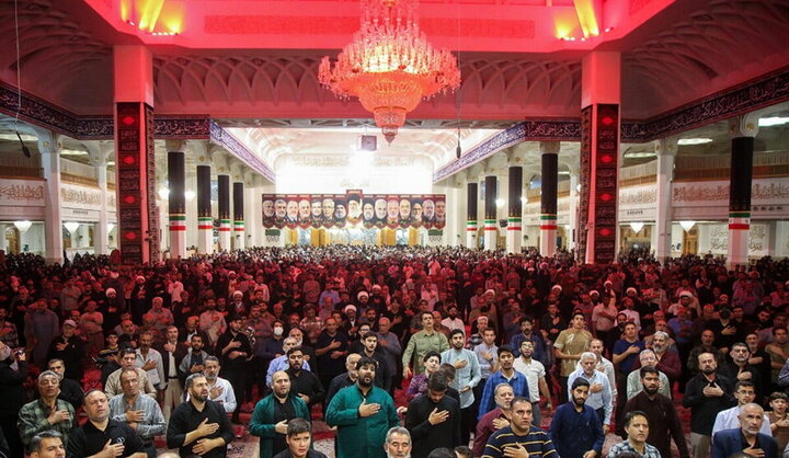 Photos: Mourning ceremony on first night of Fatimiyya days held at Hazrat Masoumeh holy shrine