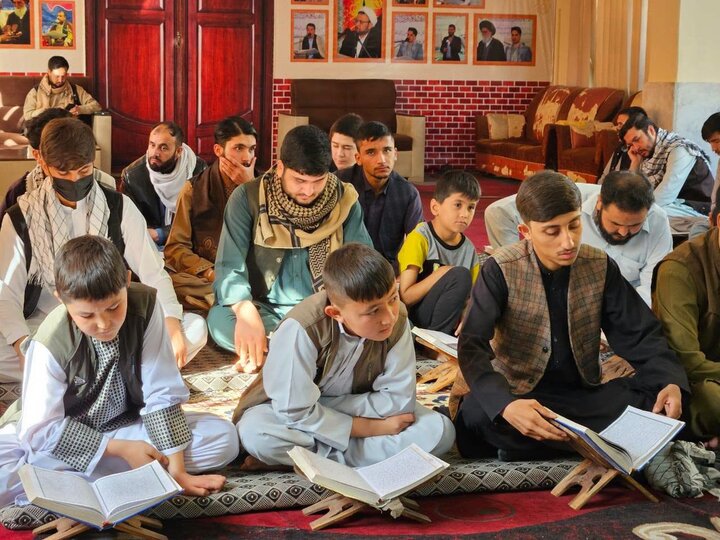 Quran recitation techniques in Chindawol, Kabul