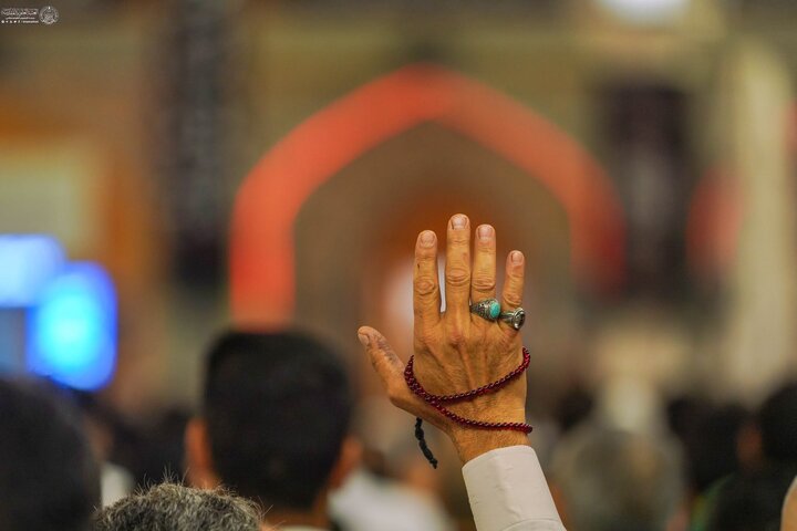 The Holy Alawi Shrine has been draped in black to mark the martyrdom anniversary of Lady Fatimah al-Zahra (SA).