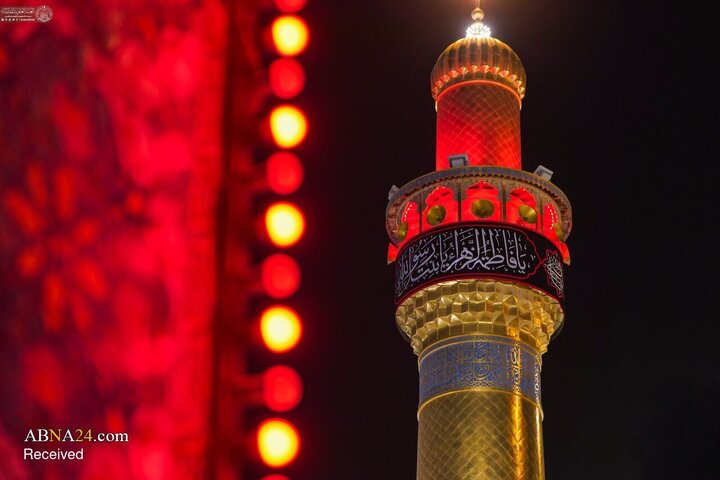 حال‌وهوای حرم مطهر امام علی(ع) در ایام فاطمیه
