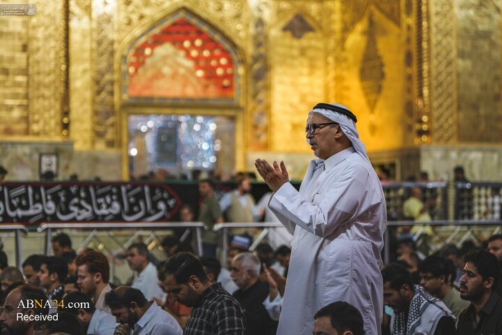 حال‌وهوای حرم مطهر امام علی(ع) در ایام فاطمیه