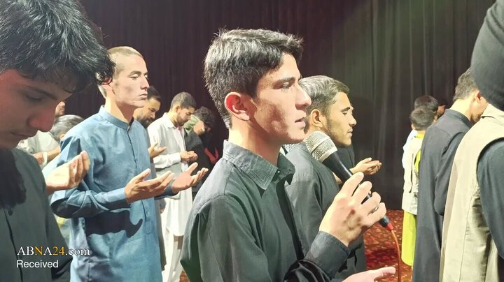 مراسم عزاداری سالروز شهادت حضرت فاطمه زهرا(س) در مزارشریف افغانستان