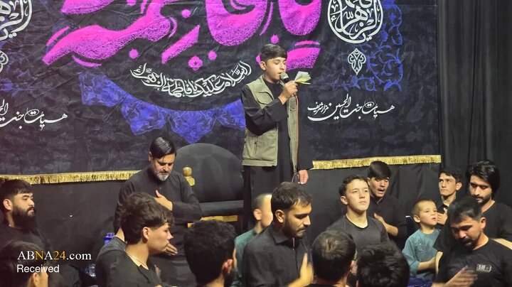 مراسم عزاداری سالروز شهادت حضرت فاطمه زهرا(س) در مزارشریف افغانستان