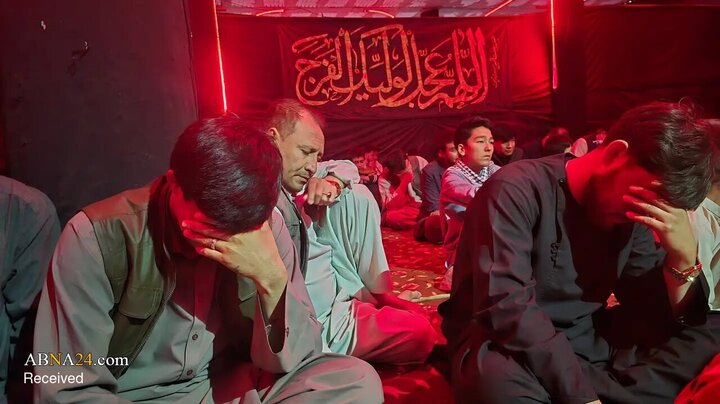 مراسم عزاداری سالروز شهادت حضرت فاطمه زهرا(س) در مزارشریف افغانستان