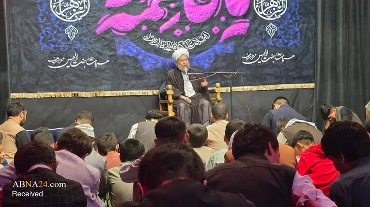 مراسم عزاداری سالروز شهادت حضرت فاطمه زهرا(س) در مزارشریف افغانستان