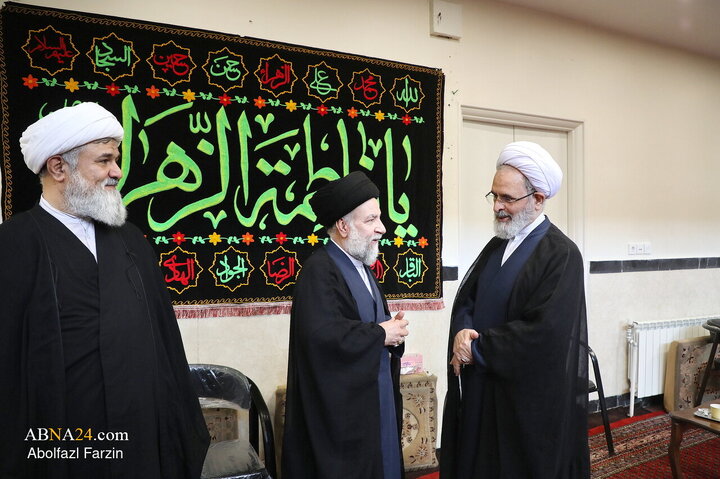 مجلس سوگواری ایام فاطمیه با حضور آیت‌الله مکارم شیرازی