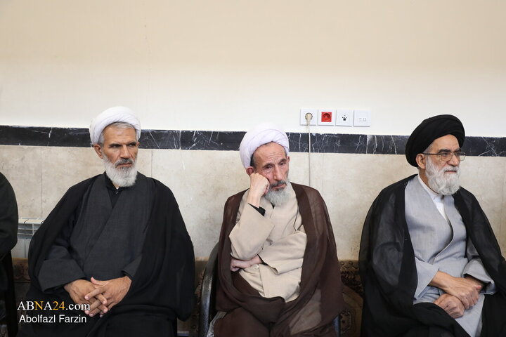 مجلس سوگواری ایام فاطمیه با حضور آیت‌الله مکارم شیرازی