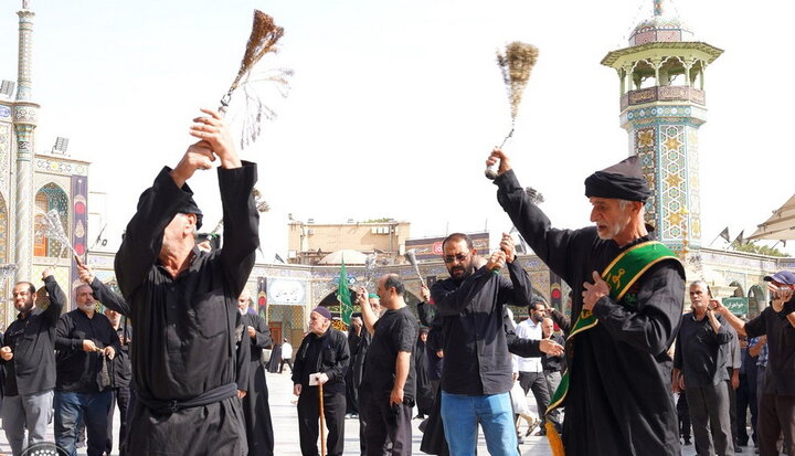 میزبانی حرم فاطمی از هیئات عزاداری شهادت حضرت زهرا(س)