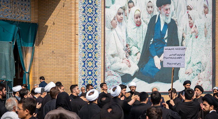 میزبانی حرم فاطمی از هیئات عزاداری شهادت حضرت زهرا(س)