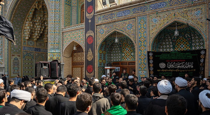 میزبانی حرم فاطمی از هیئات عزاداری شهادت حضرت زهرا(س)