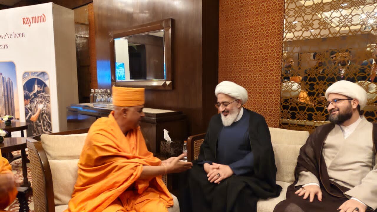 Iranian Leader’s Representative in India Meets BAPS Spokesperson to Discuss Global Peace