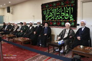 Photos: Fatimiyya mourning ceremony with presence of Ayatollah Makarem Shirazi
