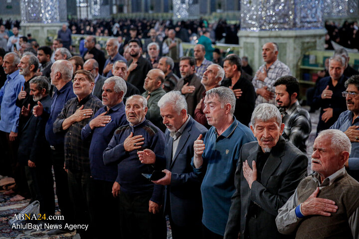Photos: Mourning of Razavi pilgrims, Imam Ali servants during Fatimiyya days