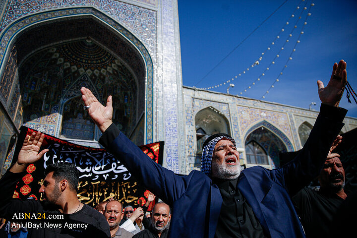 Photos: Mourning of Razavi pilgrims, Imam Ali servants during Fatimiyya days