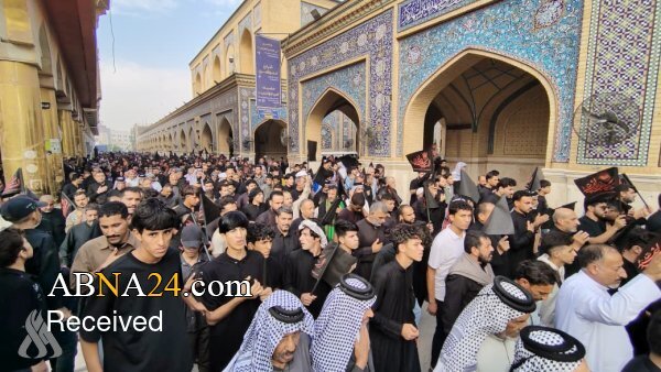 گزارش تصویری/ عزاداری سالروز شهادت حضرت فاطمه زهرا(س) در نجف اشرف