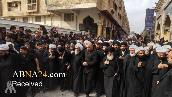 گزارش تصویری/ عزاداری سالروز شهادت حضرت فاطمه زهرا(س) در نجف اشرف