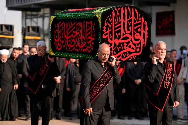 Al-Askari Holy Shrine held a symbolic funeral procession for Lady Fatimah al-Zahra (peace be upon her).