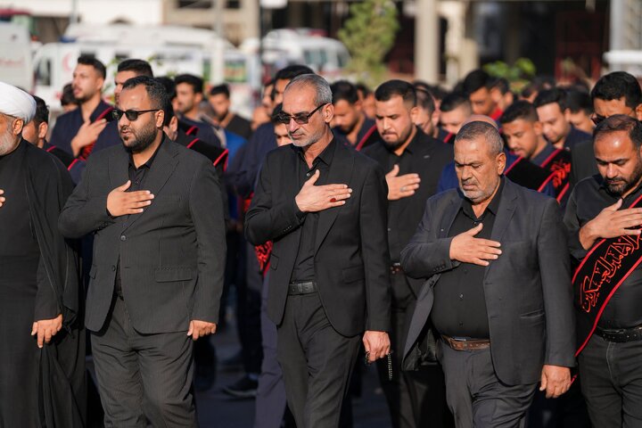 Al-Askari Holy Shrine held a symbolic funeral procession for Lady Fatimah al-Zahra (peace be upon her).