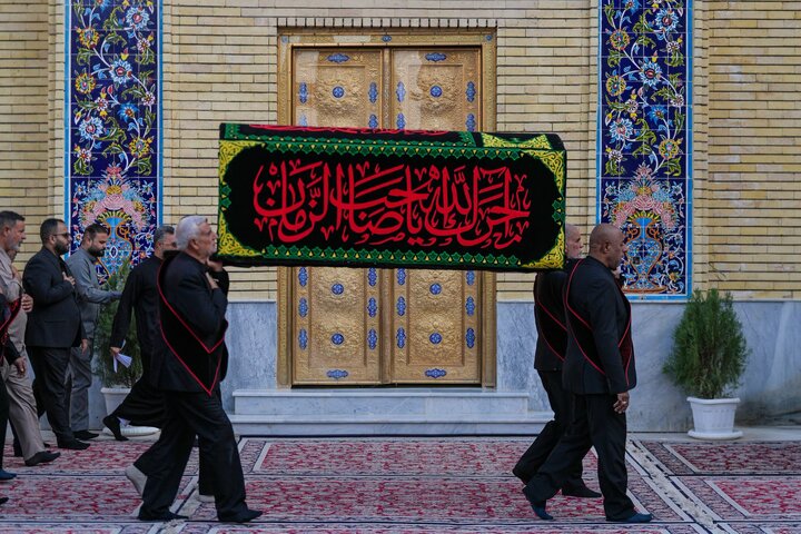 Al-Askari Holy Shrine held a symbolic funeral procession for Lady Fatimah al-Zahra (peace be upon her).