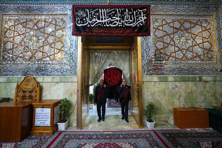Al-Askari Holy Shrine held a symbolic funeral procession for Lady Fatimah al-Zahra (peace be upon her).