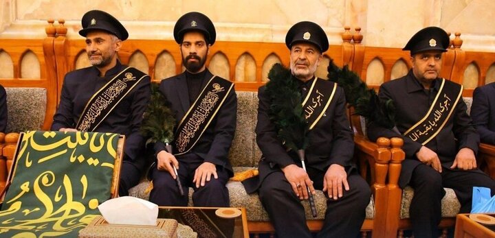 تقرير مصور/ خَدَمة حرم كريمة أهل البيت(ع) يكرّمون مسؤولي العتبة العباسية