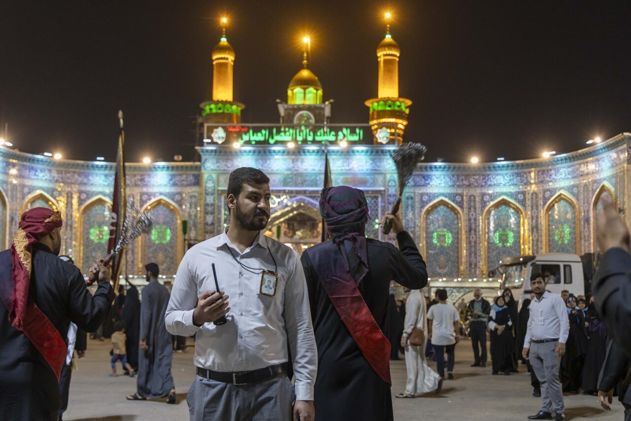 Al-Abbas Shrine deploys personnel to prevent crowding during mourning ceremonies