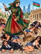 Karikatura \ Azərbaycanın avropalaşmasını və mənəvi deqradasiyasını dayandırın!