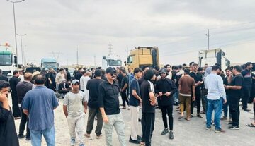 احتجاجات في محافظة ميسان العراقية على إغلاق منفذ جذابة الحدود مع إيران