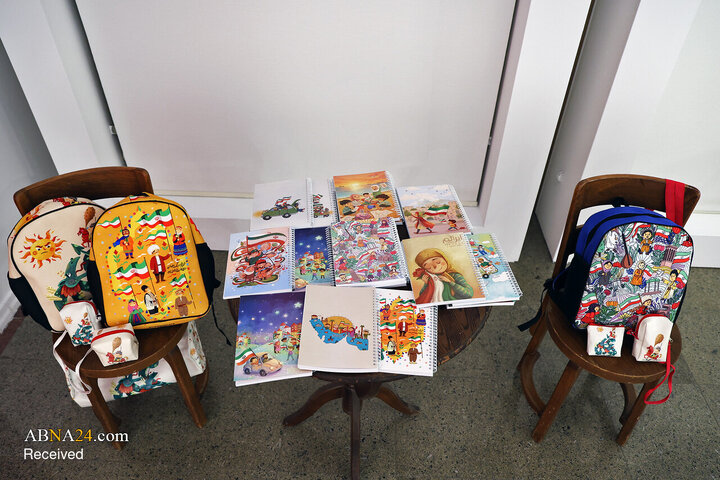 Photos: Opening of illustration exhibition "Together for Iran"