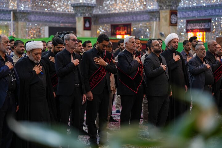 تقرير مصور/ إحياء مراسم التشييع الرمزي لنعش السيدة الزهراء (ع) في مدينة سامراء