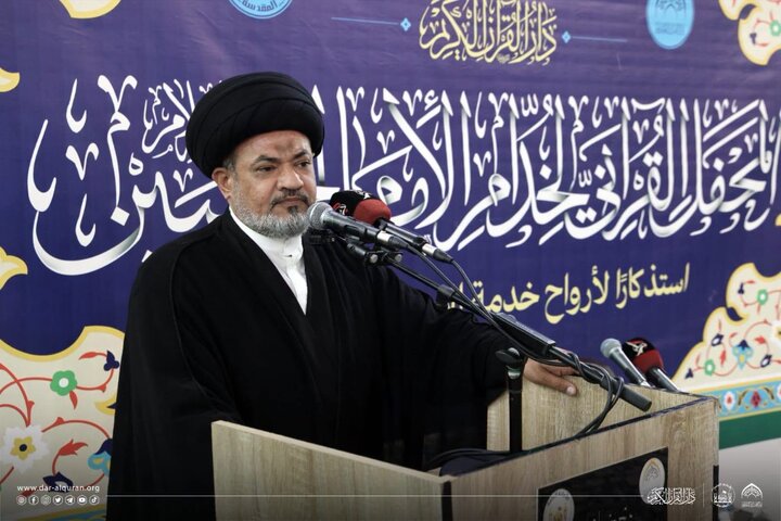 تقرير مصور/ العتبة الحسينية تقيم محفلًا قرآنيًا بذكرى شهادة السيدة فاطمة الزهراء (ع) في حرم الإمام الحسين(ع)