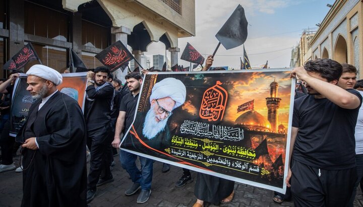 تقرير مصور/ المسيرة الفاطمية السنوية في النجف الاشرف بذكرى استشهاد السيدة فاطمة الزهراء (ع)