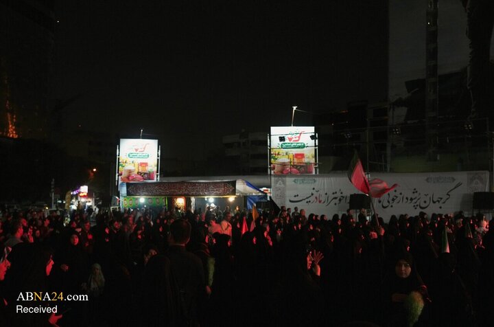 گزارش تصویری/ عزاداری فاطمیه در میدان ونک تهران