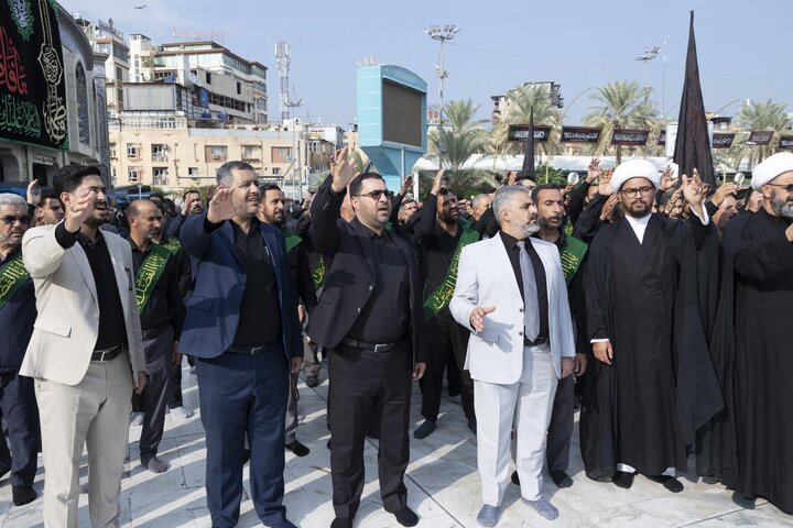 Through a unified funeral procession, staff of two holy shrines commemorate martyrdom of Lady Fatima az-Zahra