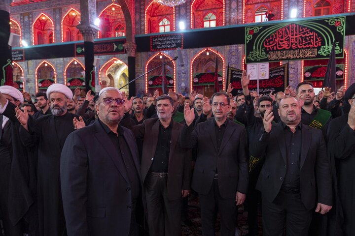 Through a unified funeral procession, staff of two holy shrines commemorate martyrdom of Lady Fatima az-Zahra