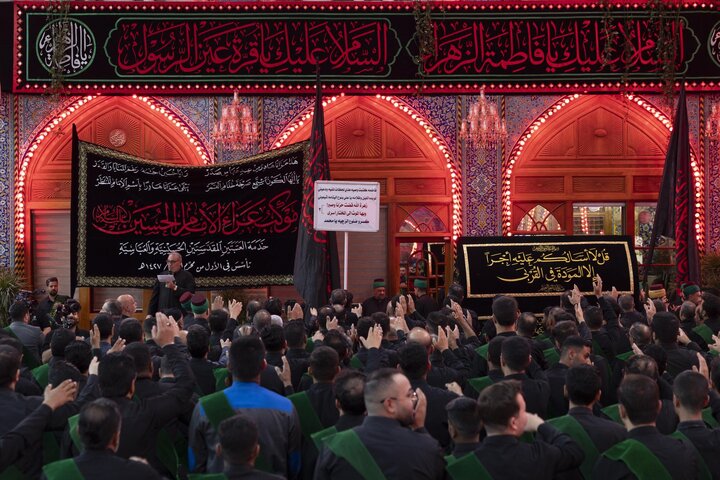 Through a unified funeral procession, staff of two holy shrines commemorate martyrdom of Lady Fatima az-Zahra