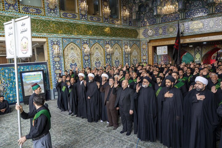 Through a unified funeral procession, staff of two holy shrines commemorate martyrdom of Lady Fatima az-Zahra