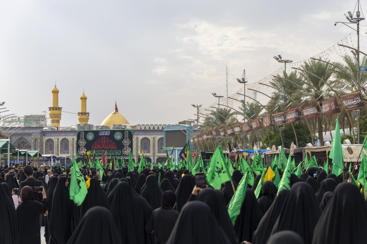 Mourning processions continue in Karbala for Lady Fatima az-Zahra