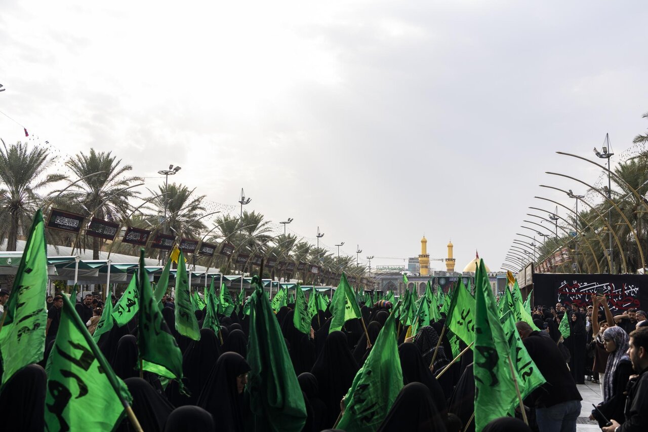 Mourning processions continue in Karbala for Lady Fatima az-Zahra