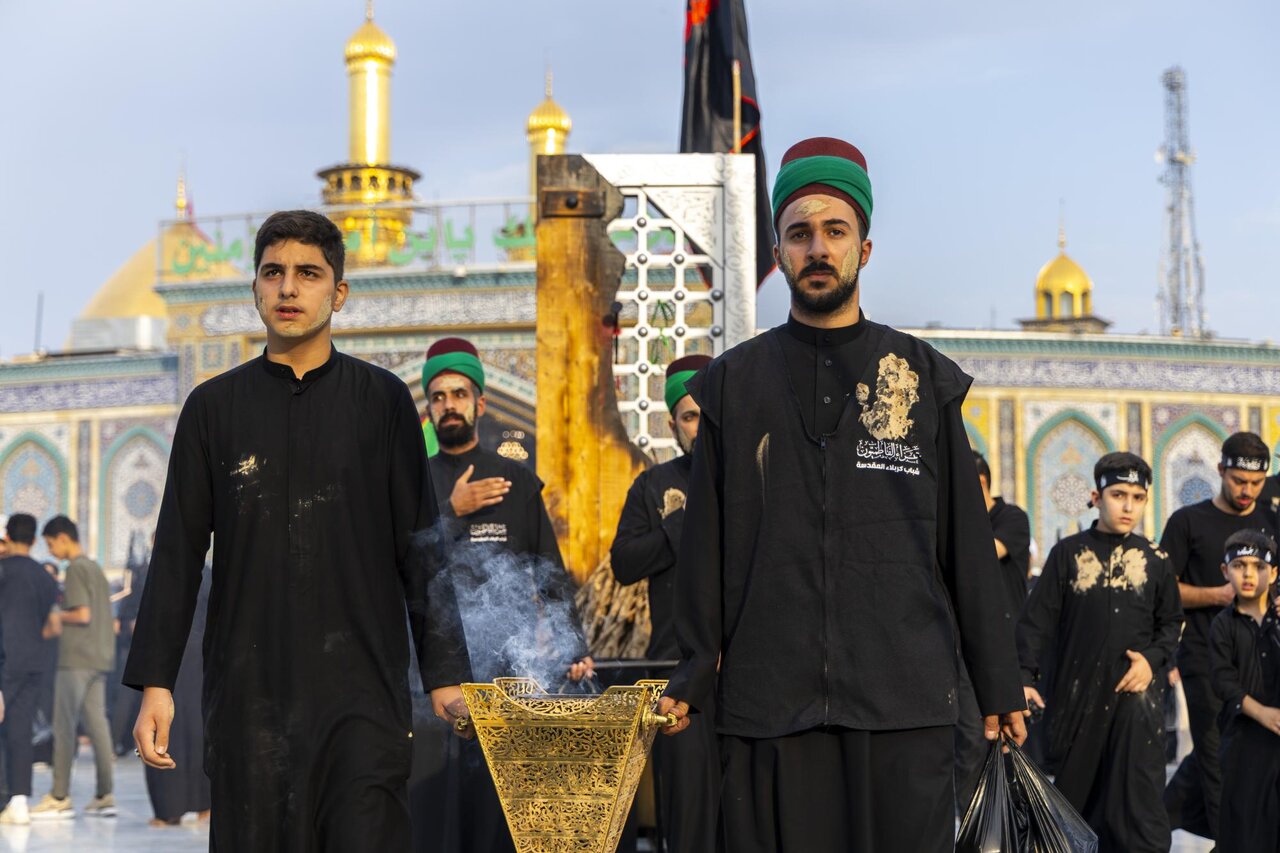 Mourning processions continue in Karbala for Lady Fatima az-Zahra
